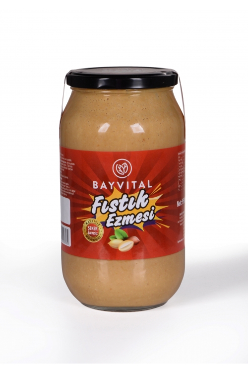  BAYVİTAL ŞEKER İLAVESİZ KATKISIZ %100 FISTIK EZMESİ 950GR