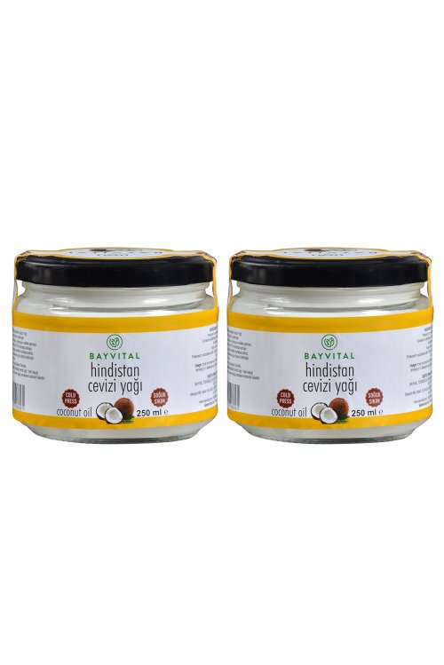 BAYVİTAL 2 ADET 250 ML HİNDİSTAN CEVİZİ YAĞI 500 ML