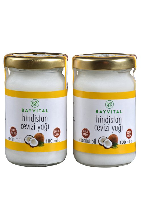 BAYVİTAL 2 ADET 100 ML HİNDİSTAN CEVİZİ YAĞI 200 ML